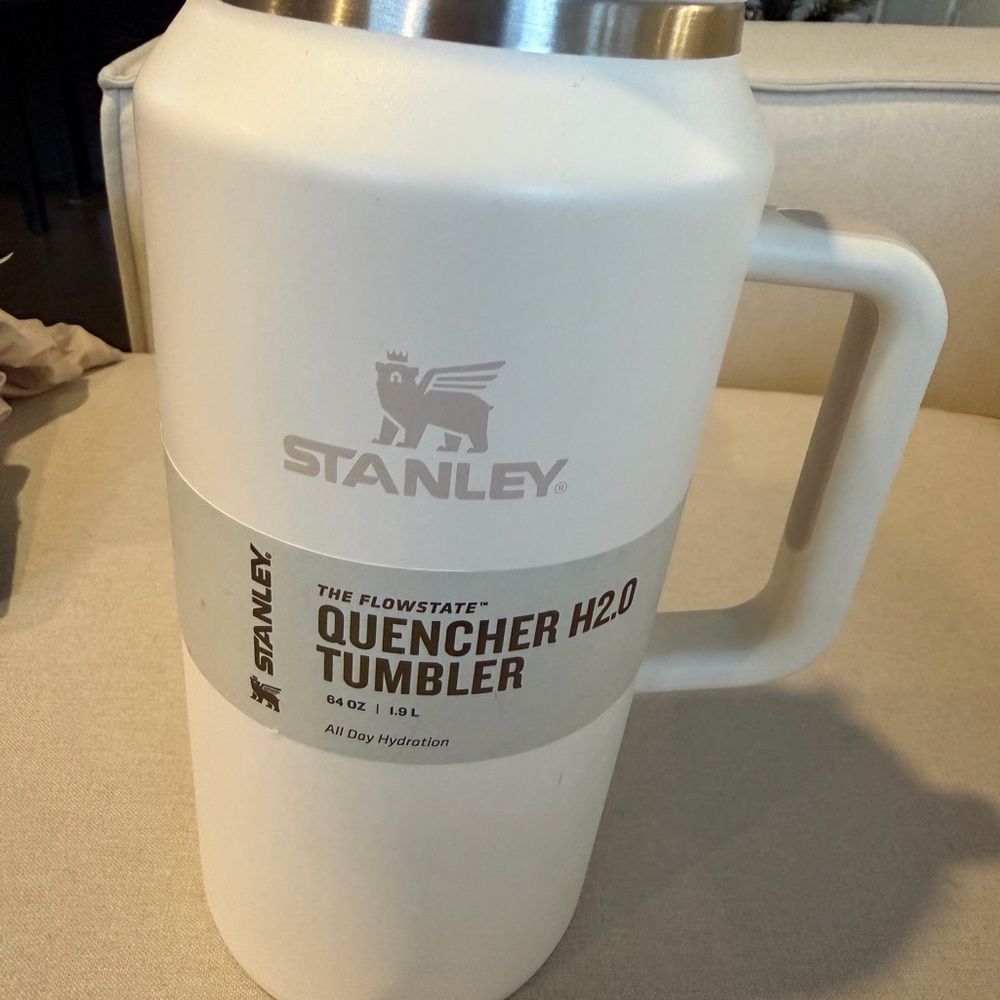 Stanley Cream Thermos with Handle